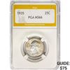 1935 Washington Silver Quarter PGA MS66