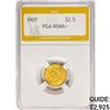 Image 1 : 1907 $2.50 Gold Quarter Eagle PGA MS66+