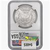 Image 2 : 1890-CC Morgan Silver Dollar NGC MS60 PL
