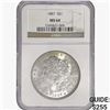 Image 1 : 1887 Morgan Silver Dollar NGC MS64