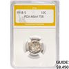 Image 1 : 1918-S Mercury Silver Dime PGA MS64 FSB
