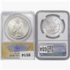Image 2 : 1881, 1924 (Set 2) Morgan & Peace Silver $1 MS