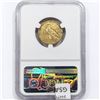 Image 2 : 1916-S $5 Gold Half Eagle NGC AU58