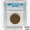 Image 1 : 1851 ICG EF45 Large Cent