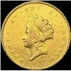 1854 Rare Gold Dollar LIGHTLY CIRCULATED