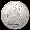 1872 Seated Liberty Dollar NEARLY UNCIRCULATED