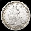 1858 Seated Liberty Quarter LIGHTLY CIRCULATED