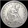 1853 Arws & Rays Seated Liberty Quarter LIGHTLY CI