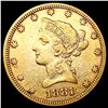 Image 1 : 1881 $10 Gold Eagle CLOSELY UNCIRCULATED