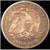 Image 2 : 1871-CC Arrows Seated Liberty Half Dollar NICELY C