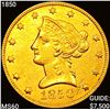 Image 1 : 1850 Small Date $10 Gold Eagle UNCIRCULATED