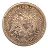 Image 2 : 1853 Arws & Rays Seated Liberty Quarter