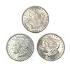 [3] Morgan Silver Dollars [1890-S, 1891, 1901-O]