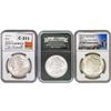 [3] Morgan Silver Dollars NGCMS [1879-S, 1886, 19