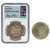 Image 1 : [2] Morgan Silver Dollars NGC [1878-CC, 1889]