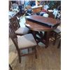 Image 2 : ROUND HIGH TABLE C/W 4 BAR STOOL CHAIRS