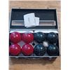 Image 1 : 8 BALL BOCCE GAME IN METAL CASE