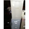 Image 1 : TWO 2  DRAWER FILE CABINETS PERSONAL FILES NOT INCLUDED