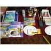 Image 1 : ACRYLIC PAINTS, SUPPLIES AND BRUSHES