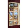 Image 2 : WOODEN BOX WITH CRYSTALS AND MINERAL FORMS