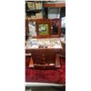 Image 2 : JEWLERY BOX WITH ASSORTMENT OF JEWLERY