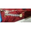 Image 8 : WIND CHIME/ JEWLERY BOX WITH ASSORTMENT OF JEWLERY