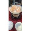Image 2 : SALT LAMP/ SEA SHELLS/ ASSORTMENT OF STONES