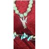 Image 17 : RINGS/ BRACELETTES/ STONES/ CRACKLE QUARTZ AND CRYSTALS WITH TWO WOODEN BOXES