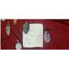 Image 9 : RINGS/ BRACELETTES/ STONES/ CRACKLE QUARTZ AND CRYSTALS WITH TWO WOODEN BOXES