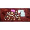 Image 1 : ASSORTMENT OF STONES INCLUDING AMETRINE/ BLACK SEPTARIAN/ LEMURIAN SEED CRYSTAL AND ENERGY CRYSTALS