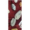 Image 8 : ASSORTMENT OF STONES INCLUDING AMETRINE/ BLACK SEPTARIAN/ LEMURIAN SEED CRYSTAL AND ENERGY CRYSTALS