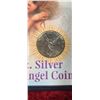 Image 3 : 1/20OZ SILVER LIBERTAD ANGEL COIN AND ONE U.S. HALF DOLLAR NECKLACE. DATE 1942