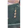 Image 7 : 10KT GOD/CZ DANGLE EARINGS AND 15.3CT RUBY PENDANT