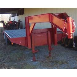 20 FT GOOSENECK FLAT BED TRAILER