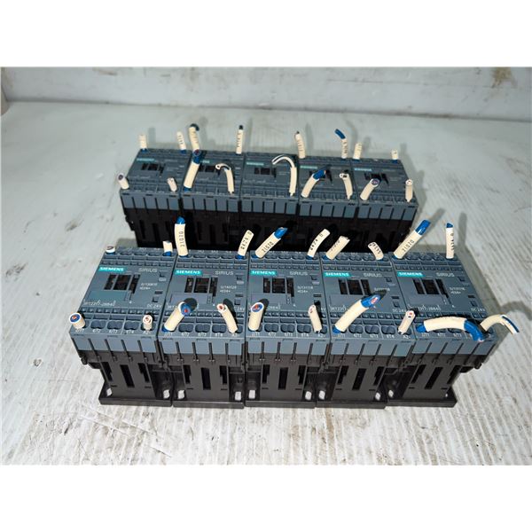 Lot of (10) Siemens #3RT2317-2BB40 Contactors