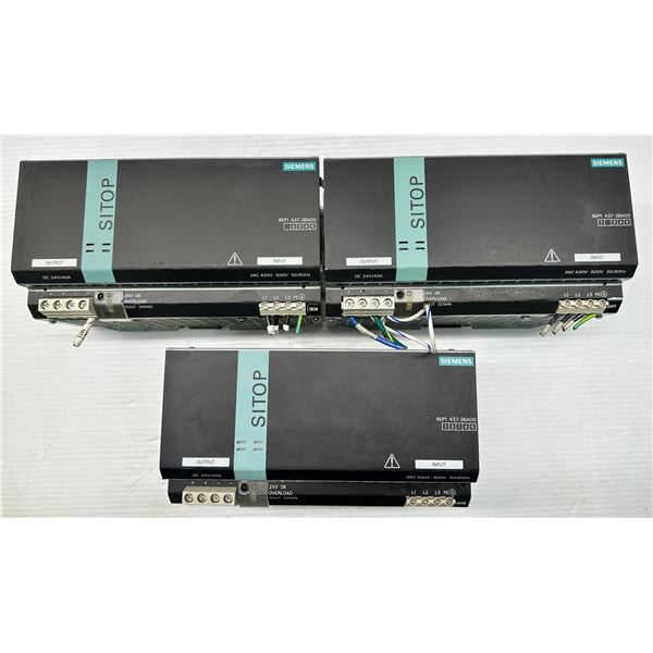 (3) Siemens #6EP1437-3BA00 Power Supplies