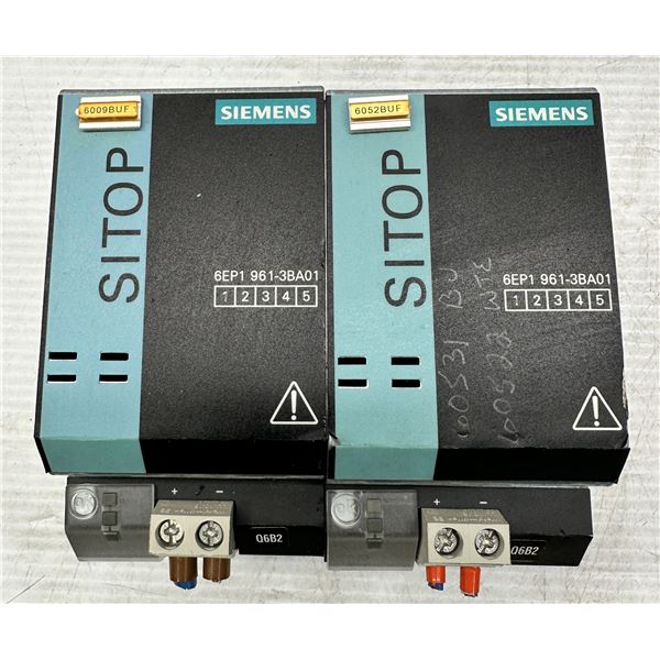 (2) Siemens #6EP1961-3BA01 PUFFERMODULE