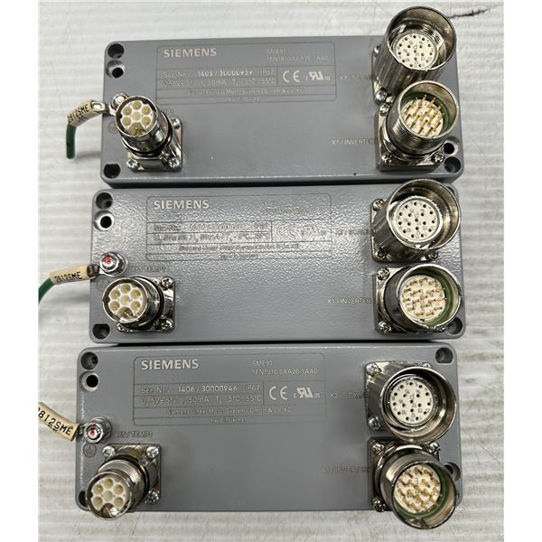 Lot of (3) Siemens #1FN1910-0AA20-1AA0  Encoder Connection Boxes