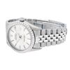 Image 6 : Rolex Mens Stainless Steel Silver Index 36MM Diamond Datejust Wristwatch
