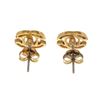 Image 2 : Chanel Gold Small CC Earrings