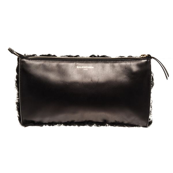 Balenciaga Black Cloud Clutch