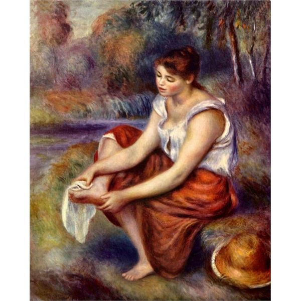 Renoir - Girl Dryes Her Feet