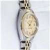 Image 5 : Rolex Ladies Quickset 2 Tone Factory Champagne Diamond 26MM Datejust Wristwatch