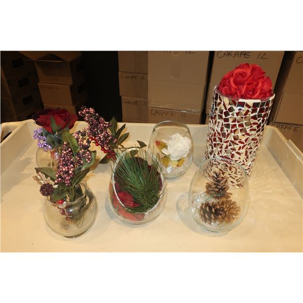 LOT DE 7 ITEMS DÉCORTIVE