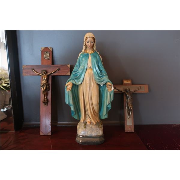 LOT DE 3 ITEMS RELIGIEUSE