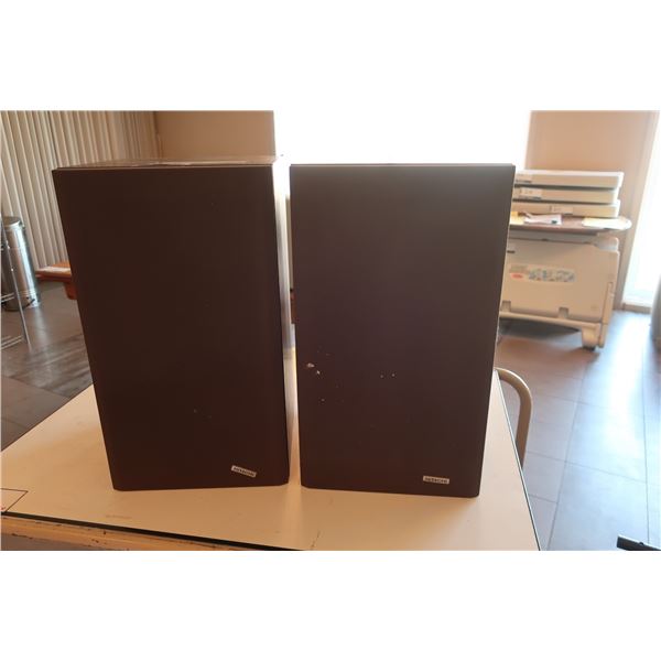 LOT DE 2 HAUT-PARLEURS HITACHI 12"x21"