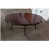 Image 1 : TABLE EN BOIS OVALE 45"x30"x19"