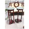 Image 1 : TABLE AVEC DESSU EN MARBRE 12"d.x28"