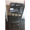 Image 1 : LOT DE 3 CHAISES PLIANTES