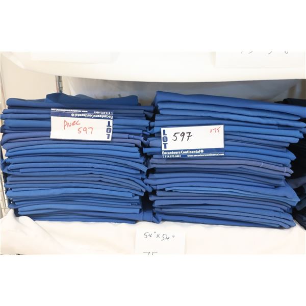 NAPPE 54"x54" BLEU ROYAL